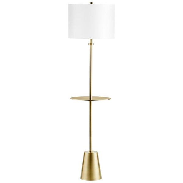 1 Light 64" Brass Table Lamp
