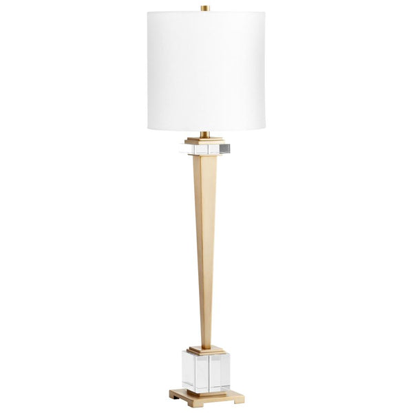 1 Light 41" Brass Table Lamp