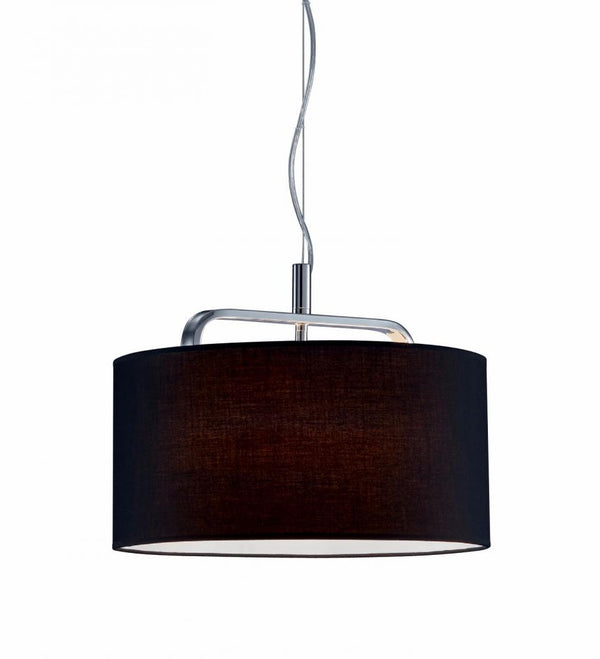Cannes 1 Light 16" E26 Drum Shade Pendant