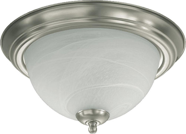 Traditional 2 Light Ceiling Mount, 13.5" Wide