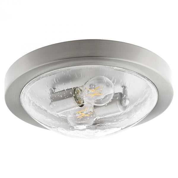 Transitional 2 Light Ceiling Mount, 13" Wide