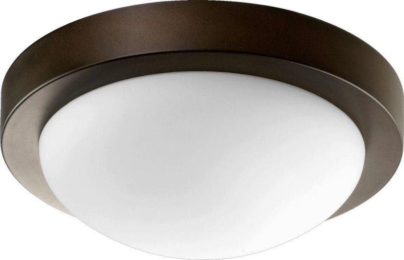 Traditional 2 Light Ceiling Mount, 11" Wide