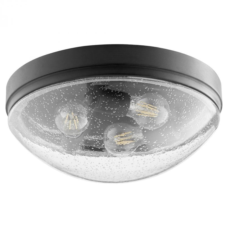 Contemporary 3 Light Ceiling Mount, 14" Wide