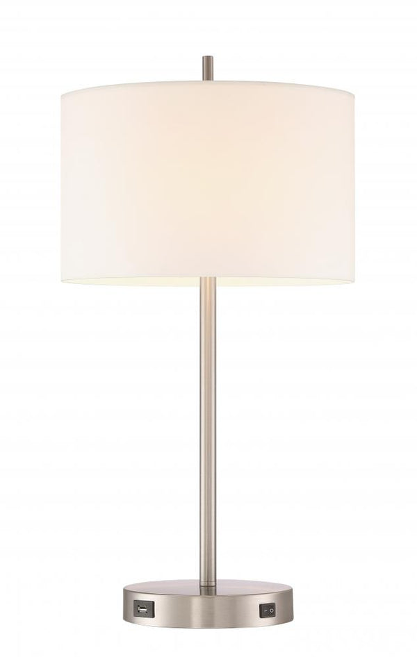 Hotel 2 Light 25" E26 Table Lamp
