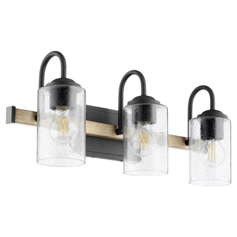 Pepper Glass 3 Light Vanity