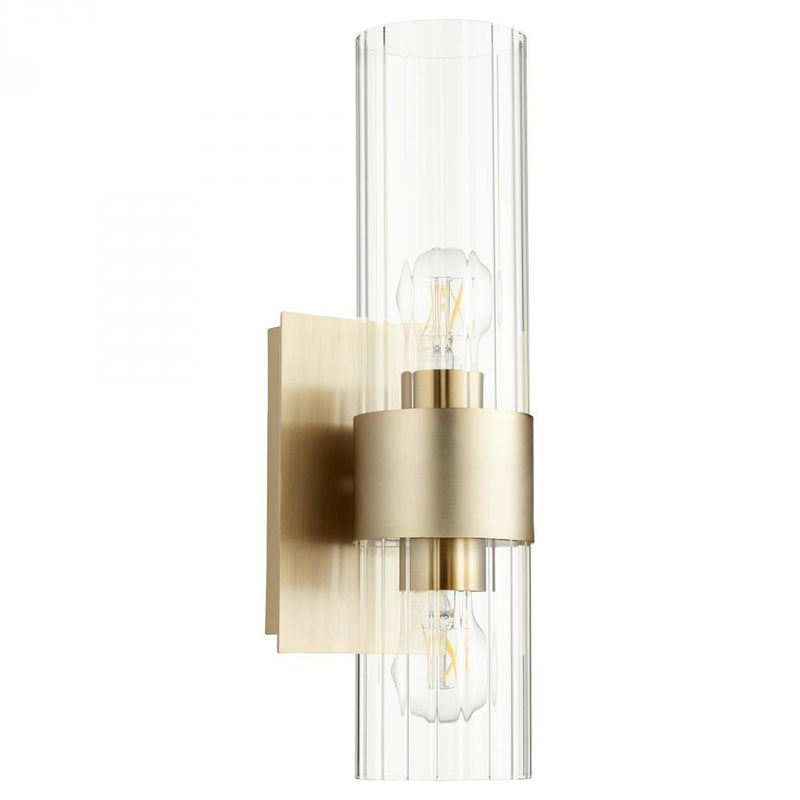 Soft Contemporary 2 Light Wall/Bath