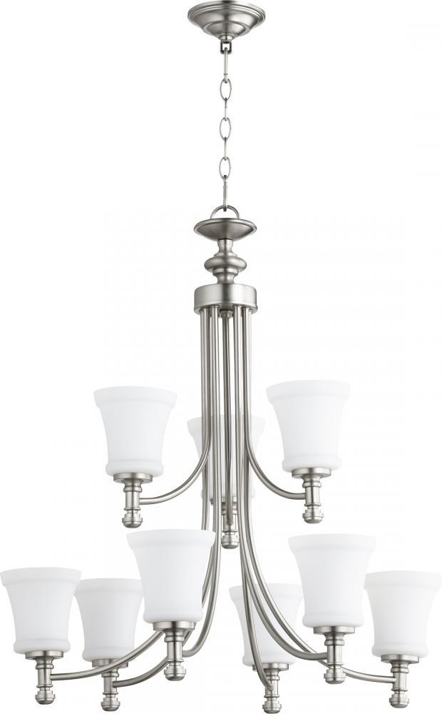 Rossington 9 Light 29.5" Up Chandelier