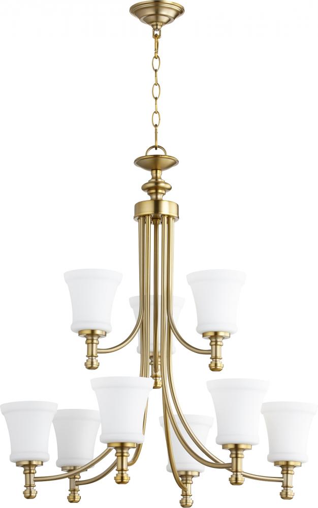 Rossington 9 Light 29.5" Up Chandelier