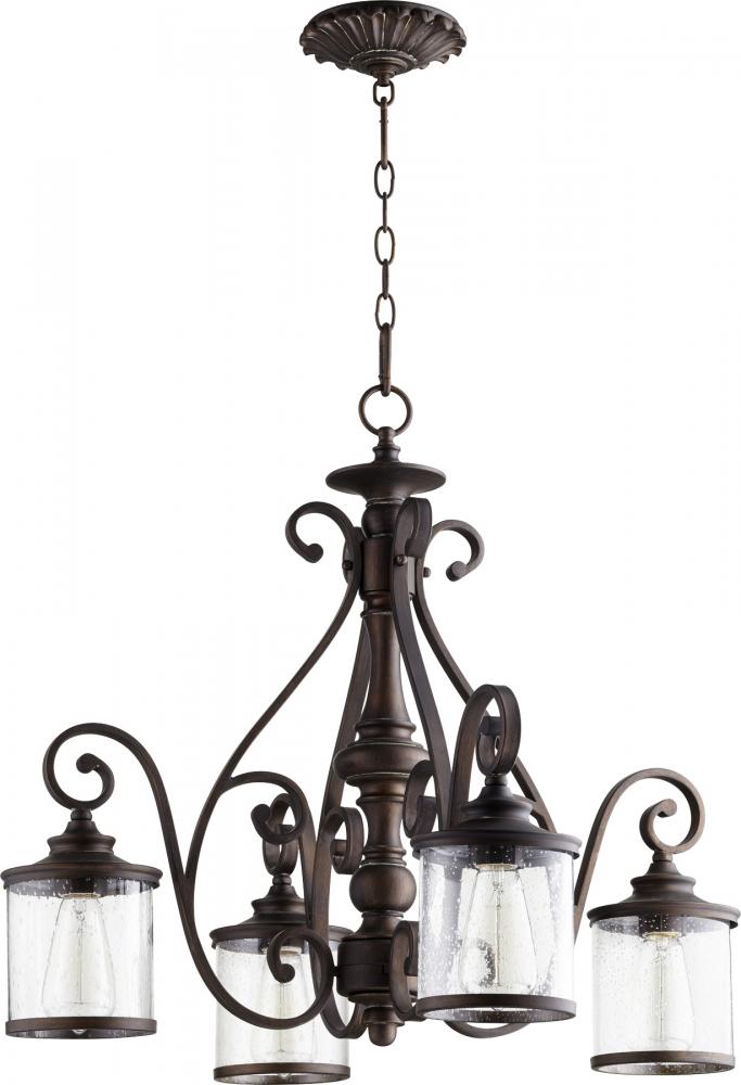 San Miguel 4 Light Chandelier