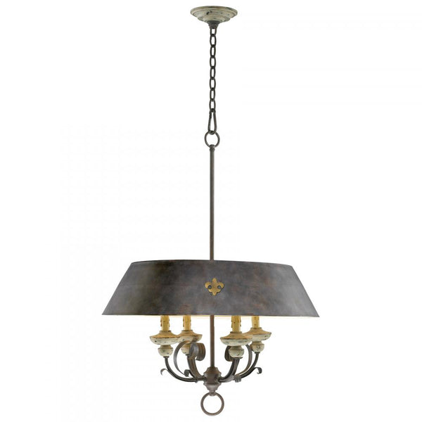 Provence 4 Light B Type Brown Pendant