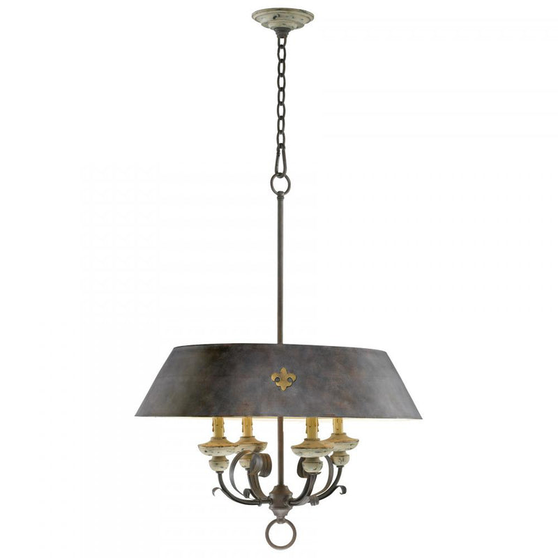 Provence 4 Light B Type Brown Pendant