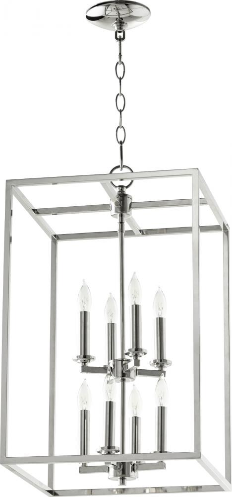 Transitional 8 Light Foyer/Hall Fixture