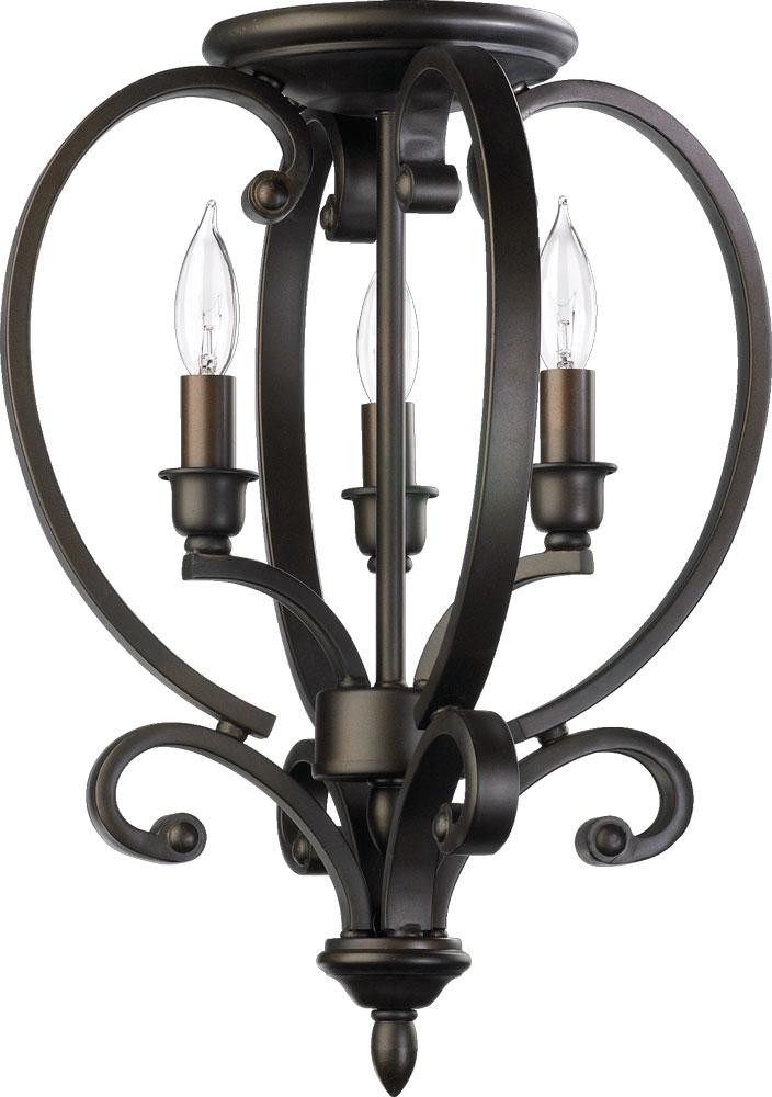 Bryant 3 Light Dual Mount Fixture