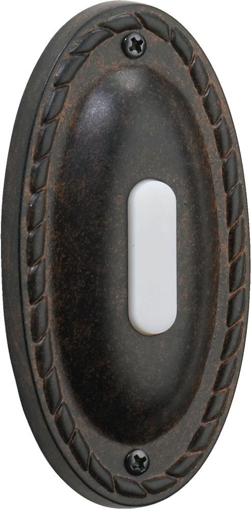 Door Chime Button - Traditional Oval